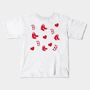 Boston Red Sox all over print Kids T-Shirt